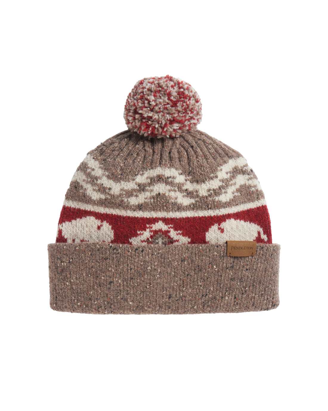 Pendleton Lambswool Pom Beanie, view 1
