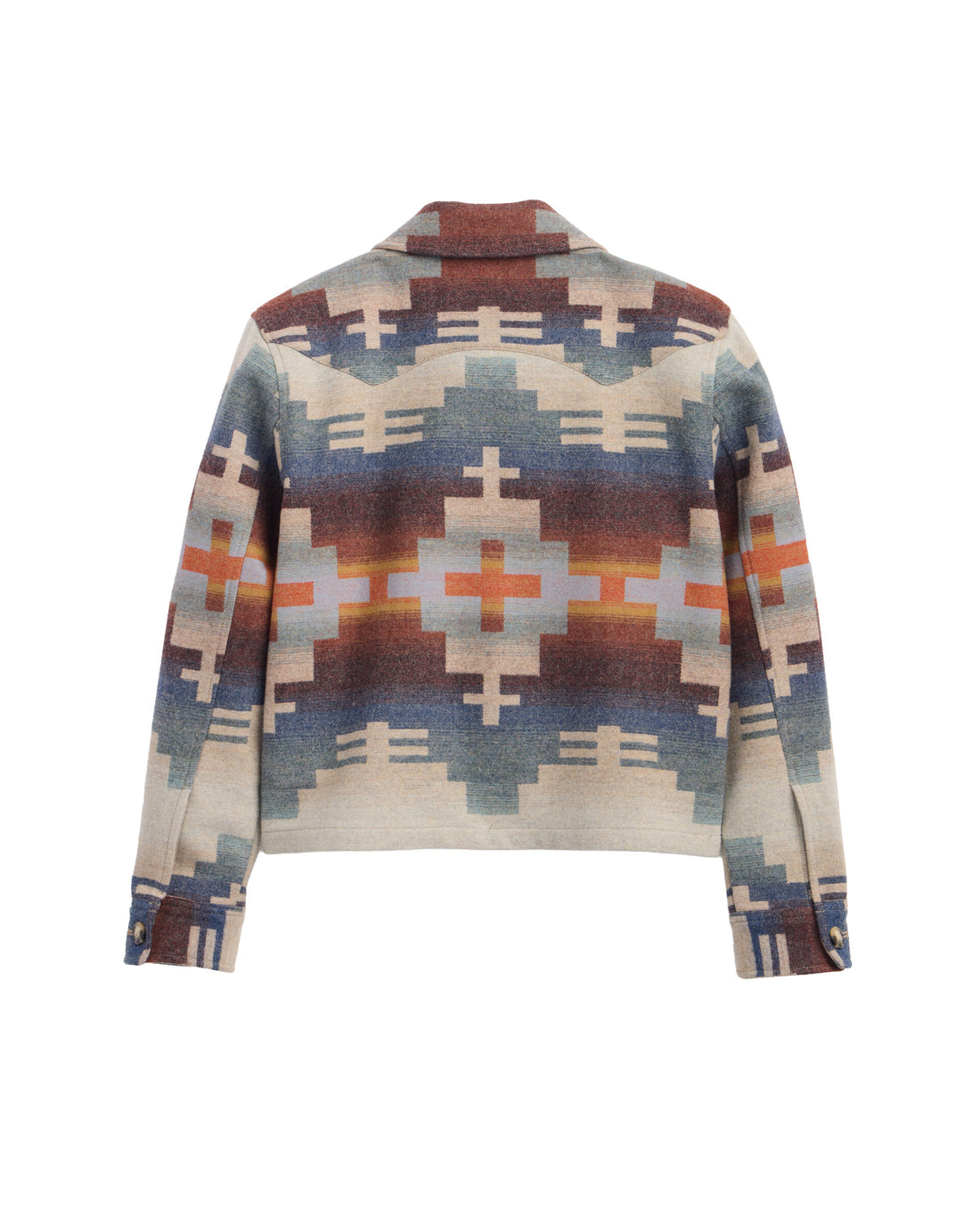 Pendleton Women's Dakota Western Jacket - Shiprock Blue Mix, view 2
