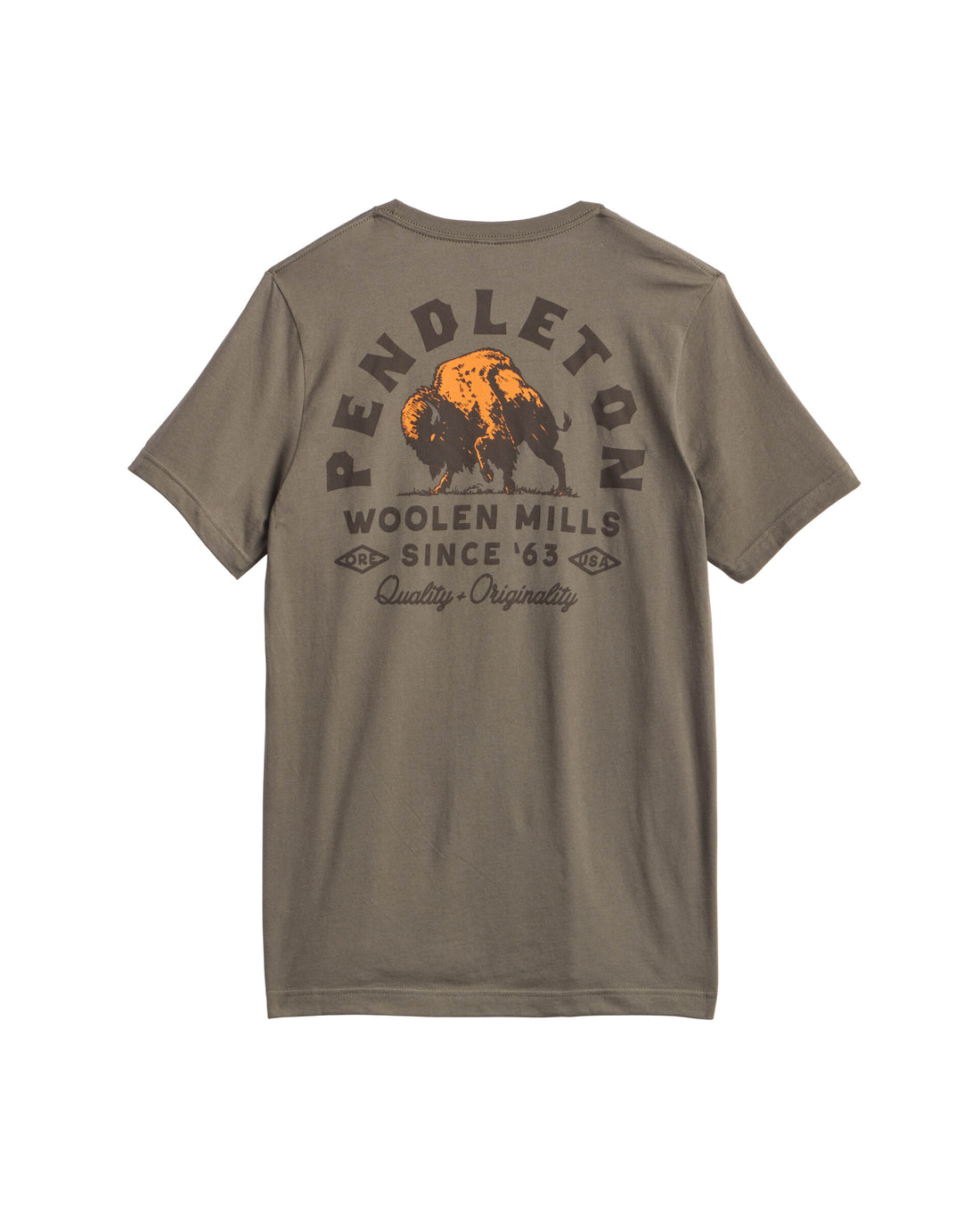 Pendleton Charging Bison Graphic Tee back