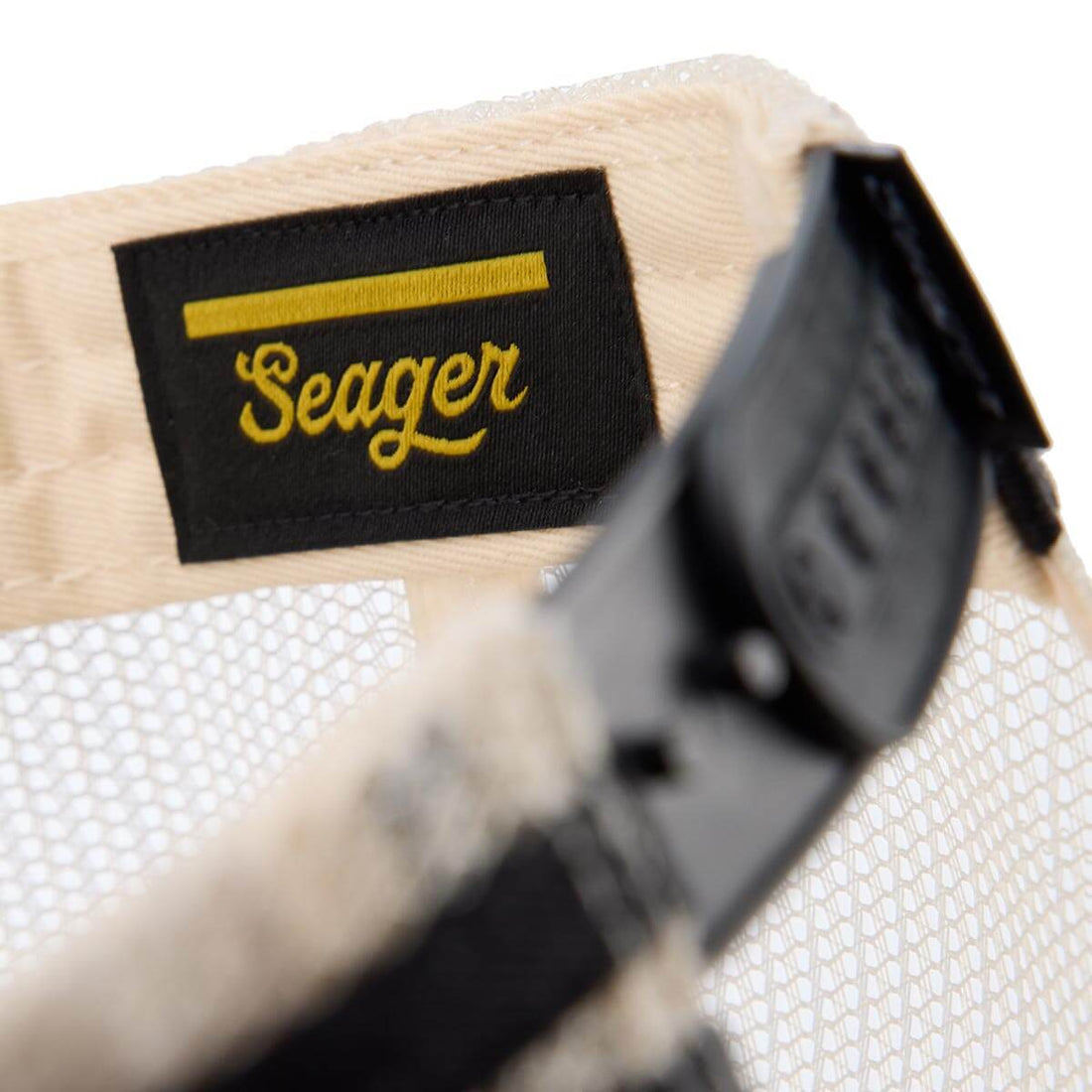 Seager Lasso Lash Trucker Cap Black