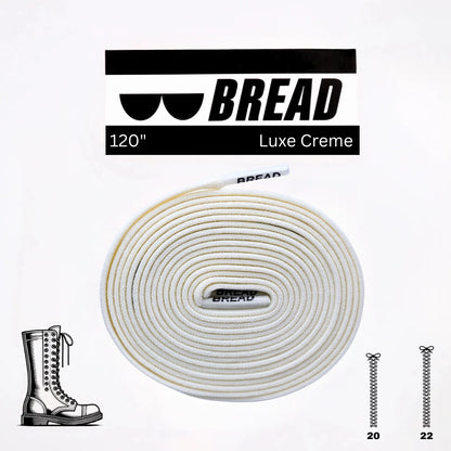 Stretchy Travel Shoelaces By Bread - Luxe Creme