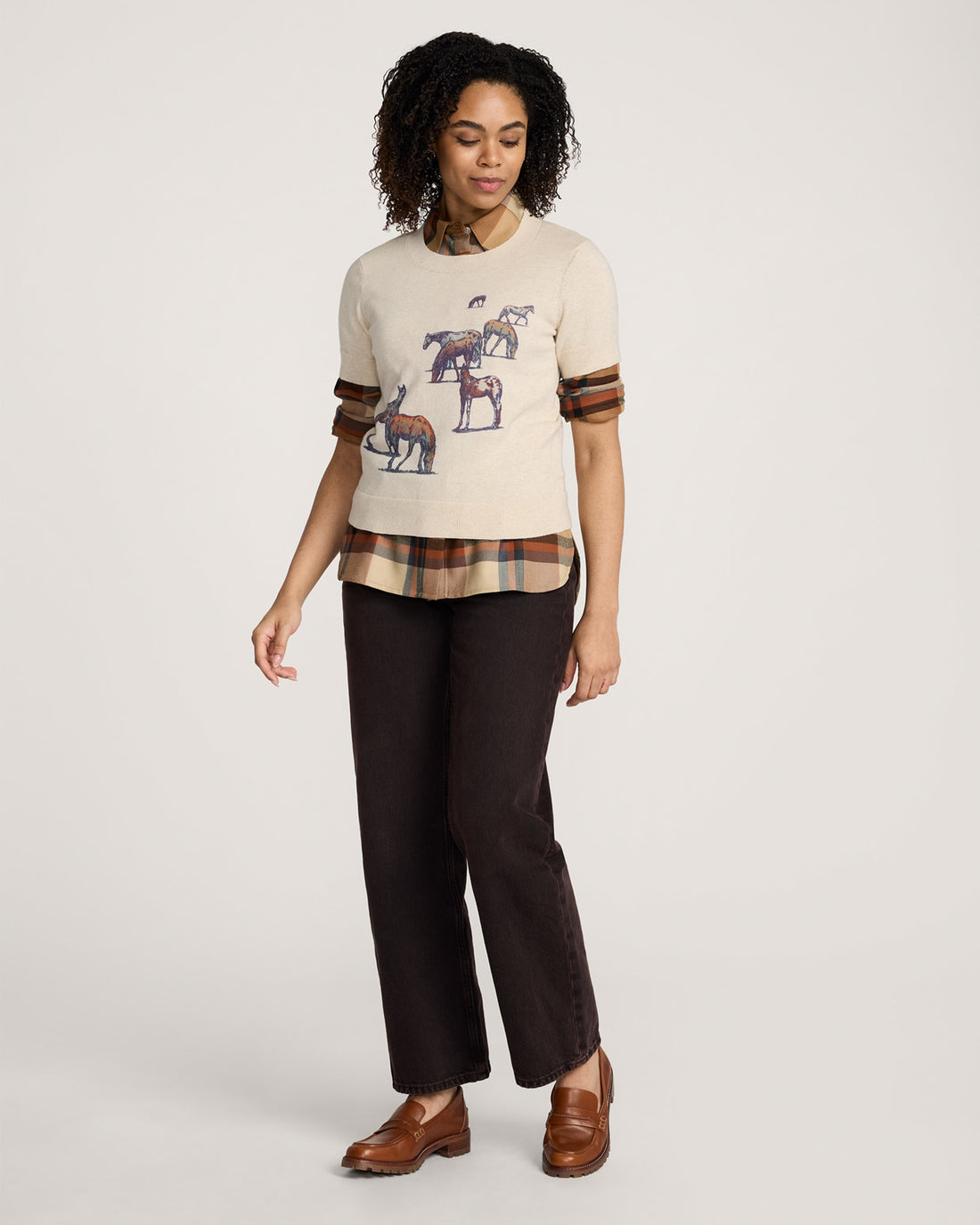 Wild Horse Sweater Ecru - alternate view 4