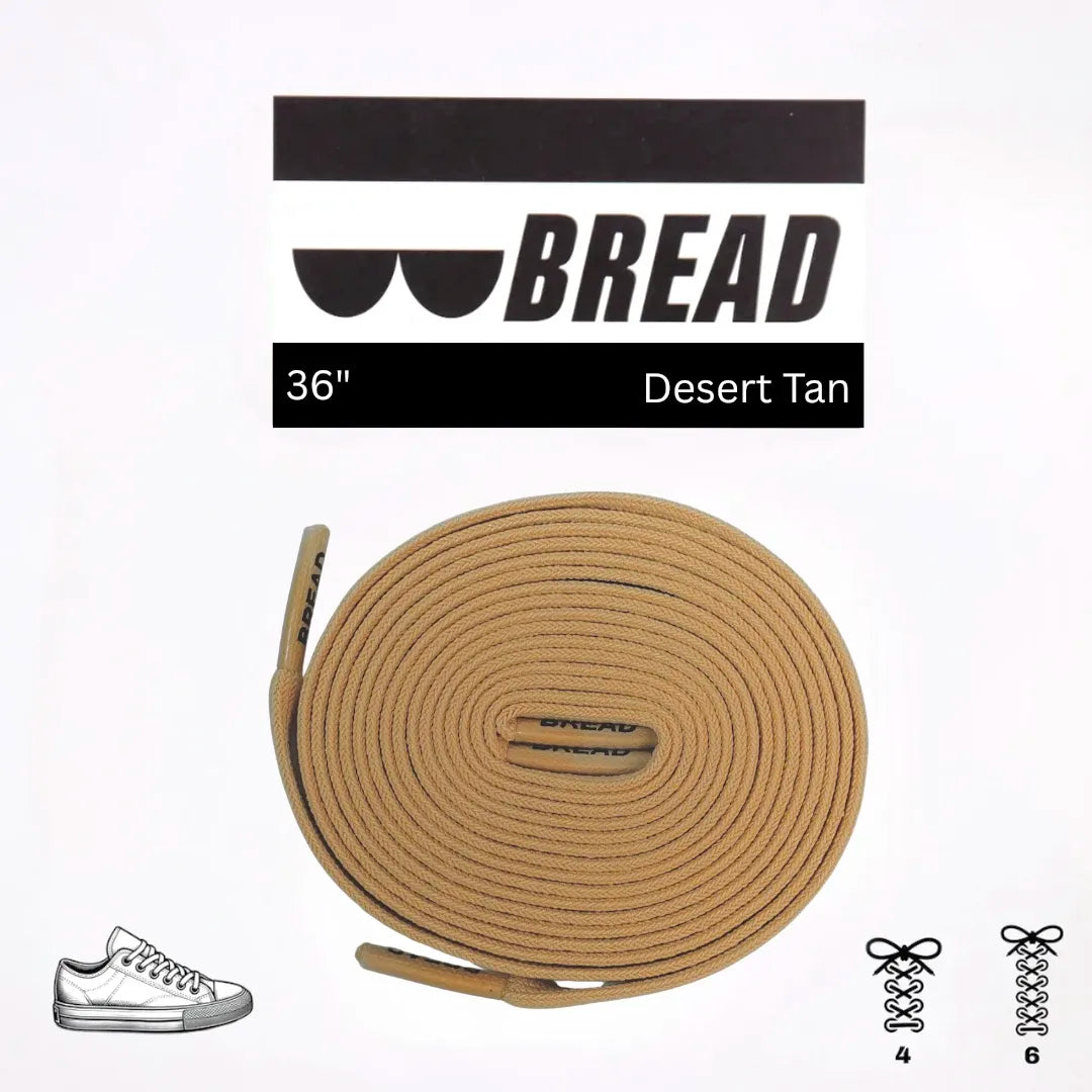 Stretchy Travel Shoelaces By Bread - Desert Tan