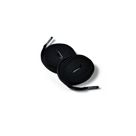 Stretchy Travel Shoelaces By Bread - Shadow Black