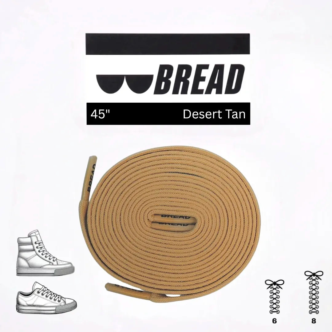 Stretchy Travel Shoelaces By Bread - Desert Tan