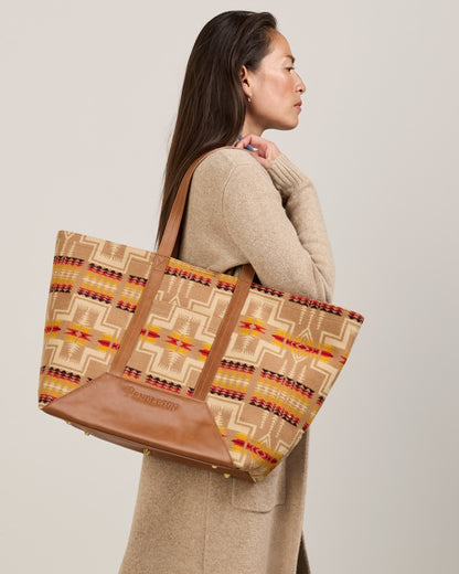 Pendleton Look West Wide Tote, view 2