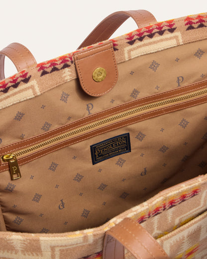 Pendleton Look West Wide Tote, view 6