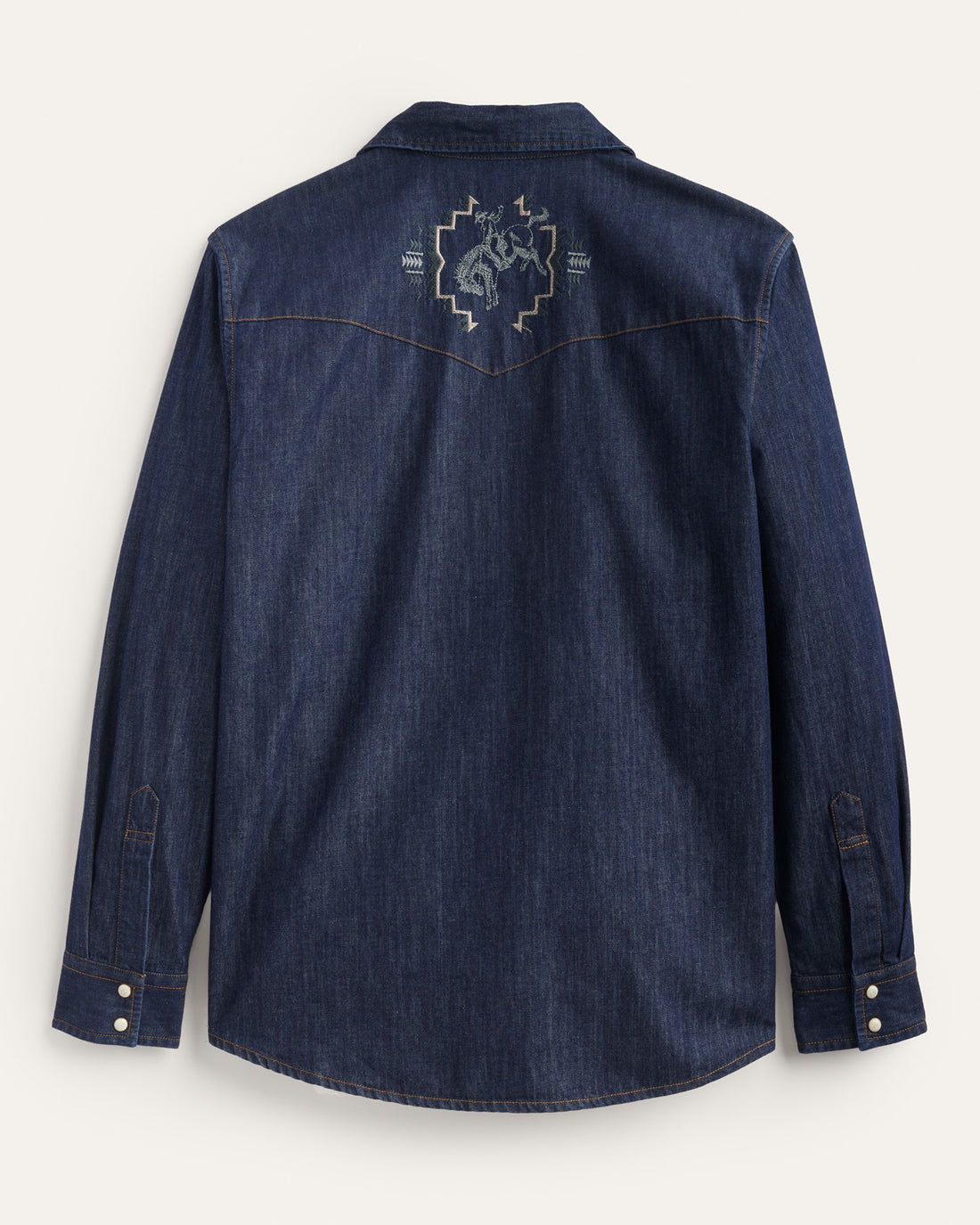 Pendleton Gambler Denim Shirt in Dark Denim/Rodeo - alternate view
