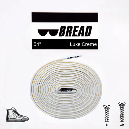 Stretchy Travel Shoelaces By Bread - Luxe Creme