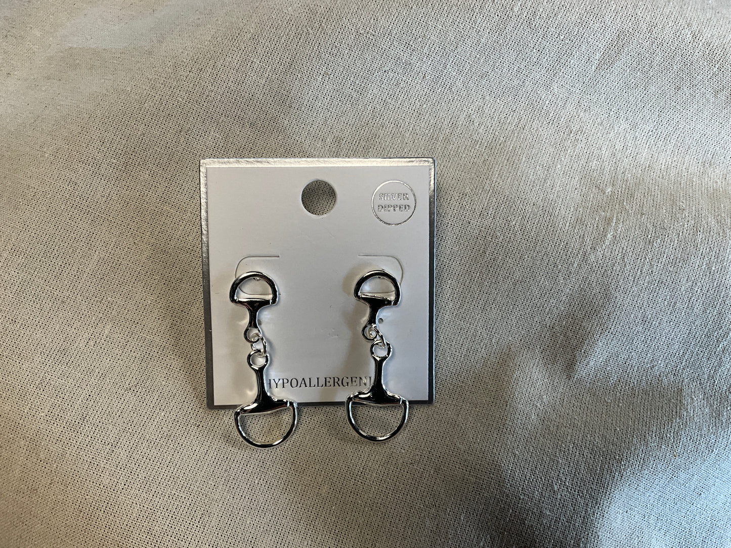 Horse bit earrings