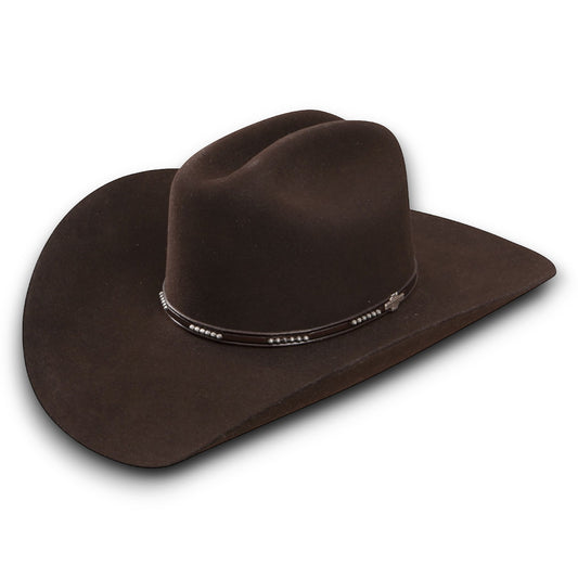Stetson 72 Llano 4X wool cowboy hat, front view