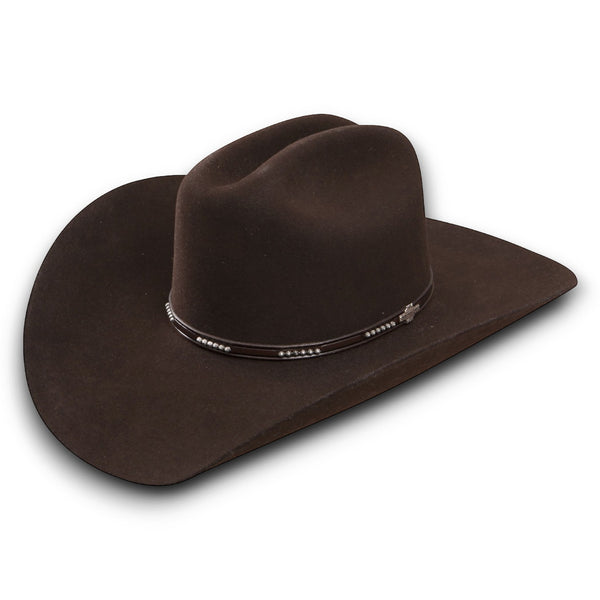 Stetson 72 Llano 4X wool cowboy hat, front view