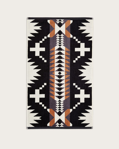Pendleton Spider Rock towel set showing bath towel pattern detail