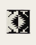 Pendleton Spider Rock hand towel and washcloth in black and white