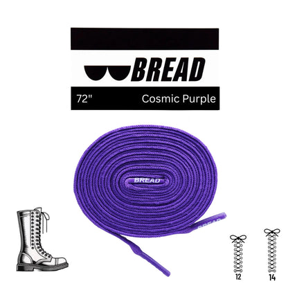 Stretchy Travel Shoelaces By Bread - Cosmic Purple