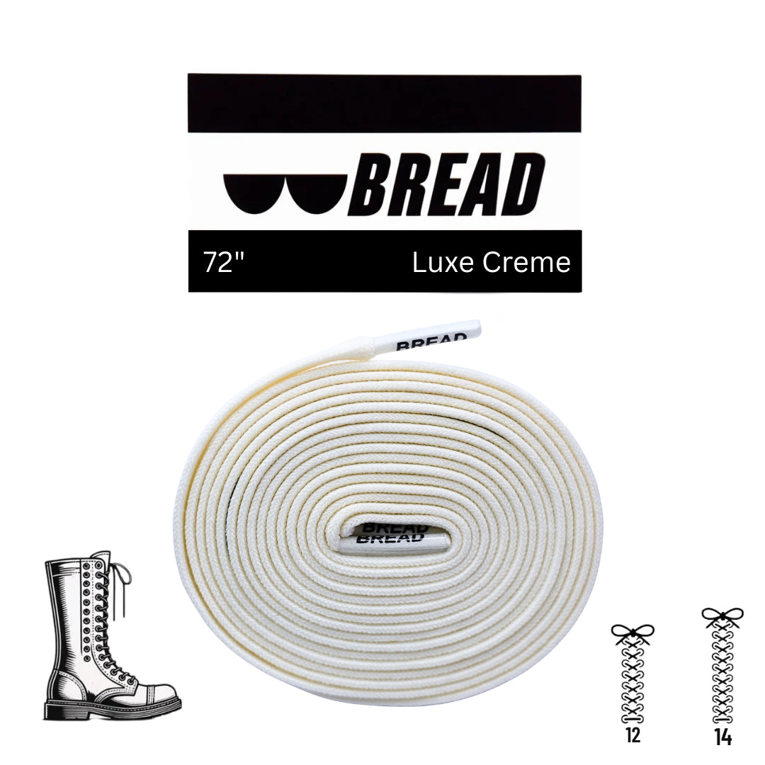 Stretchy Travel Shoelaces By Bread - Luxe Creme