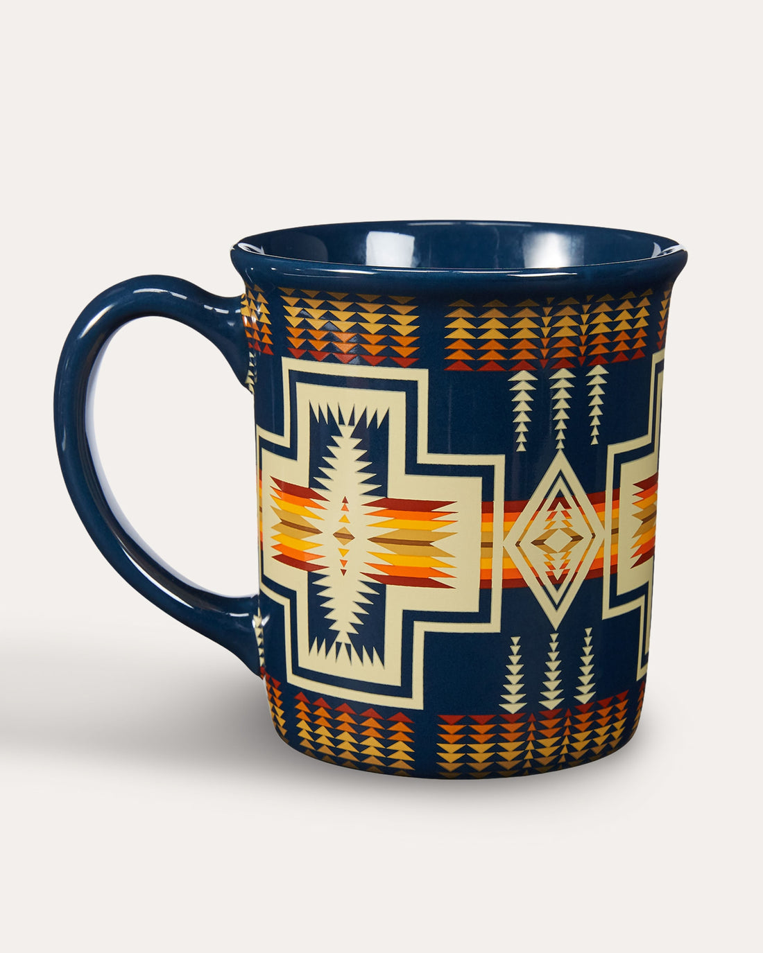 Pendleton Ceramic Coffee Mug in Harding Navy, view 1