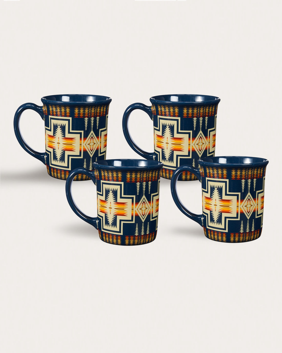 Pendleton Ceramic Coffee Mug in Harding Navy, view 2