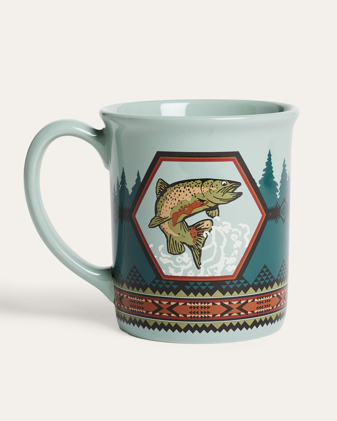 Pendleton Ceramic Coffee Mug in Salmon Falls, view 1