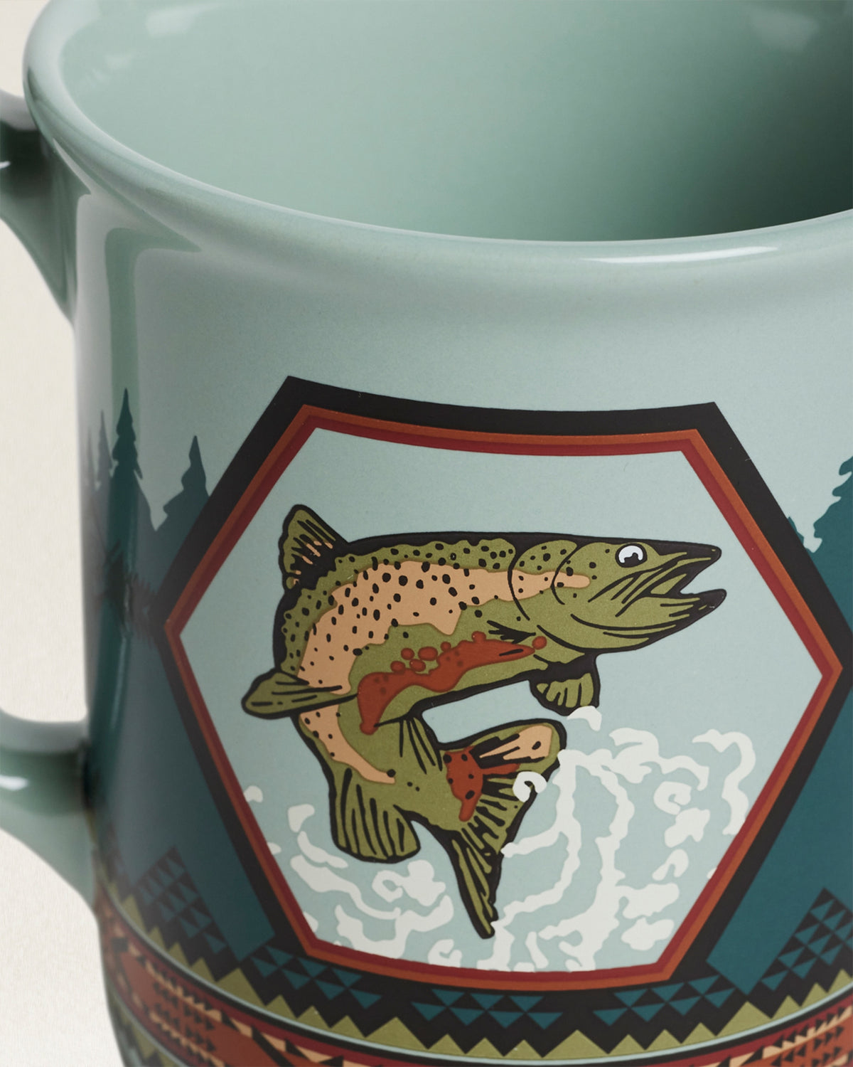 Pendleton Ceramic Coffee Mug in Salmon Falls, view 2