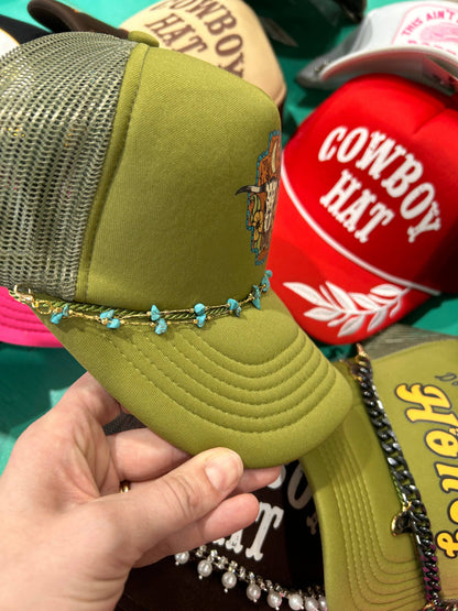 Turquoise Drift Hat Chain