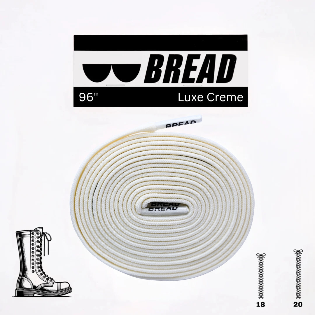 Stretchy Travel Shoelaces By Bread - Luxe Creme