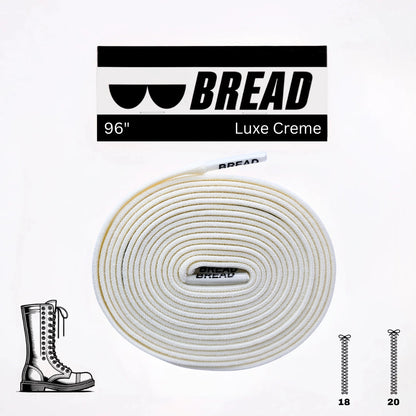 Stretchy Travel Shoelaces By Bread - Luxe Creme