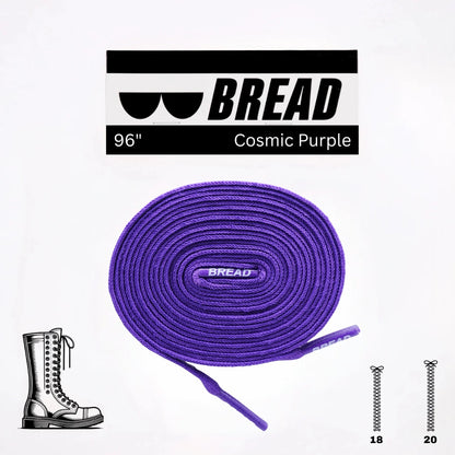 Stretchy Travel Shoelaces By Bread - Cosmic Purple