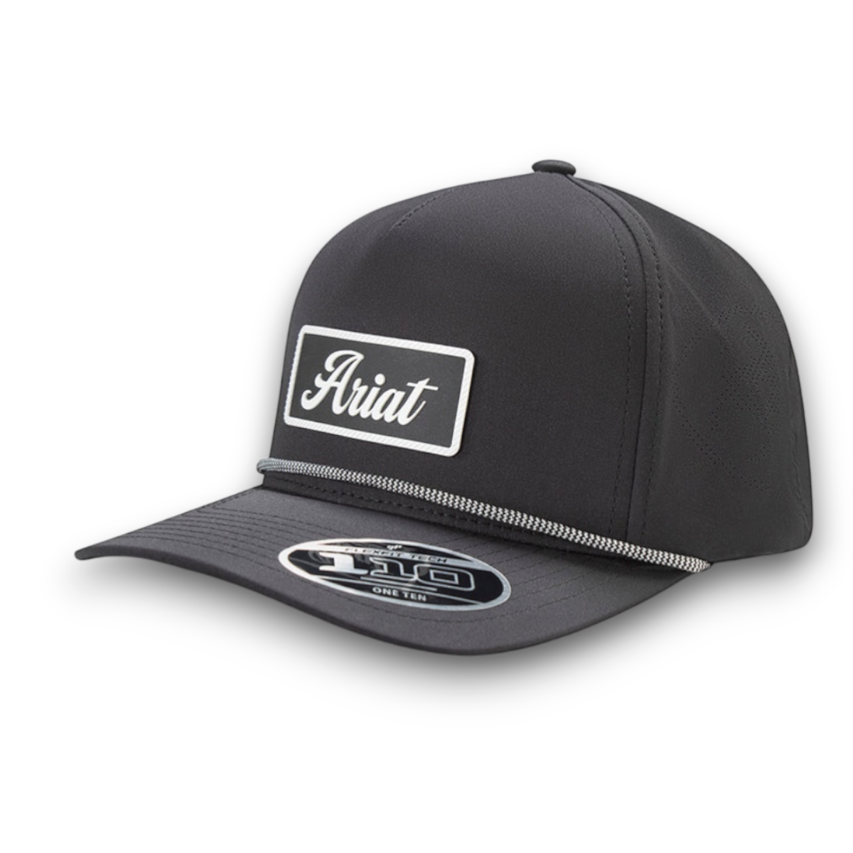 Ariat Black Rubber Patch Ballcap