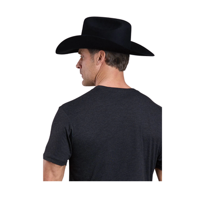 Stetson T-Shirt With Black Crest Logo