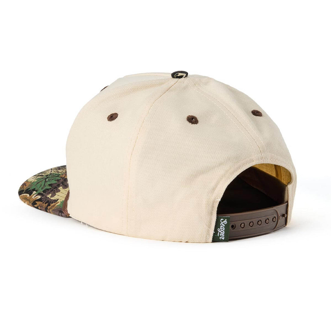 Seager Branded Snapback Cap Cream/Camo