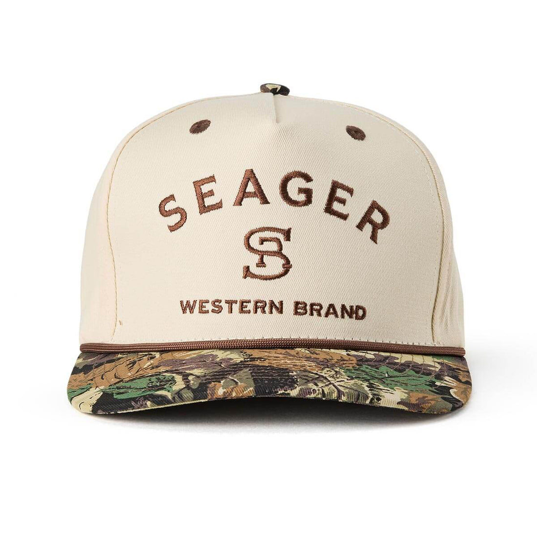 Seager Branded Snapback Cap Cream/Camo