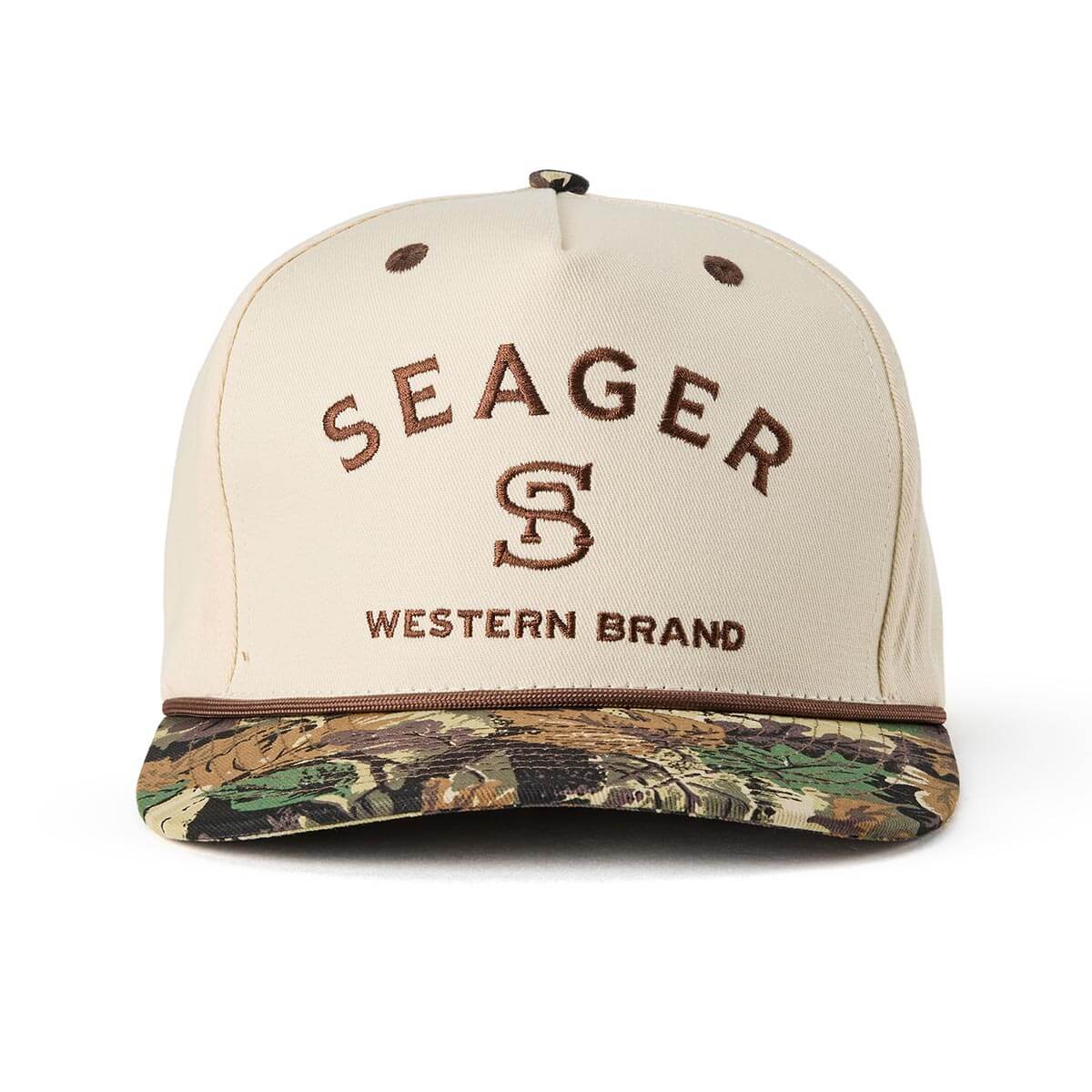 Seager Branded Snapback Cap Cream/Camo