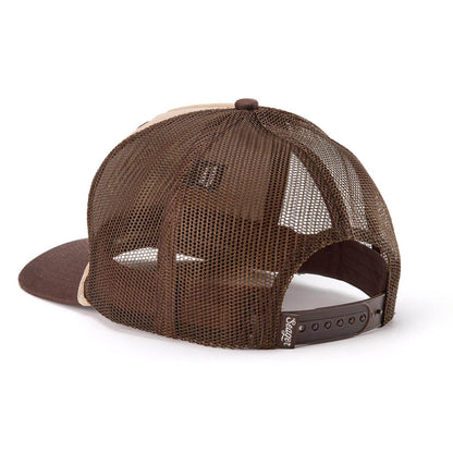 Seager Branded Trucker Snapback Cap Khaki