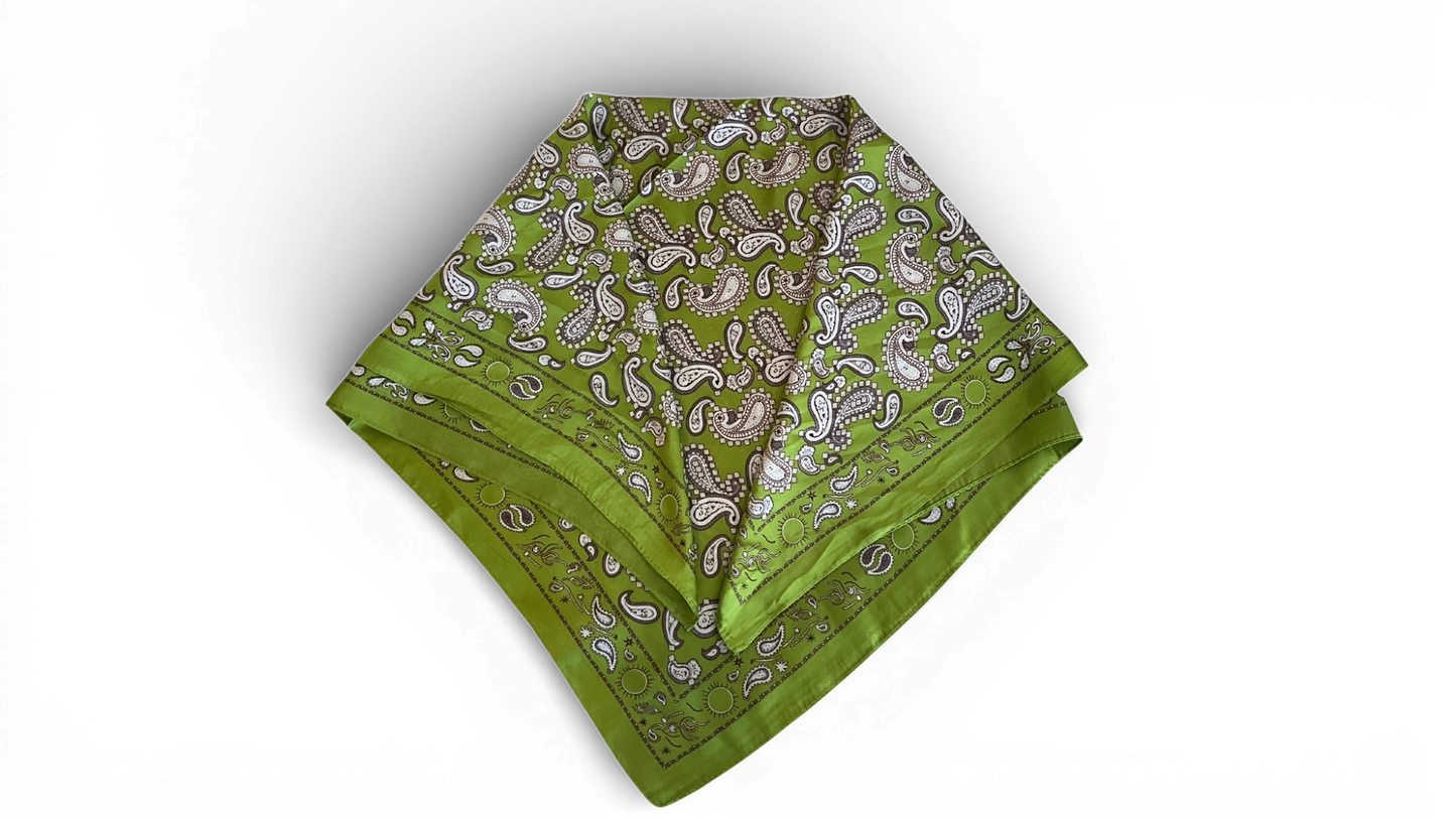 Lime And Lavender Scarf