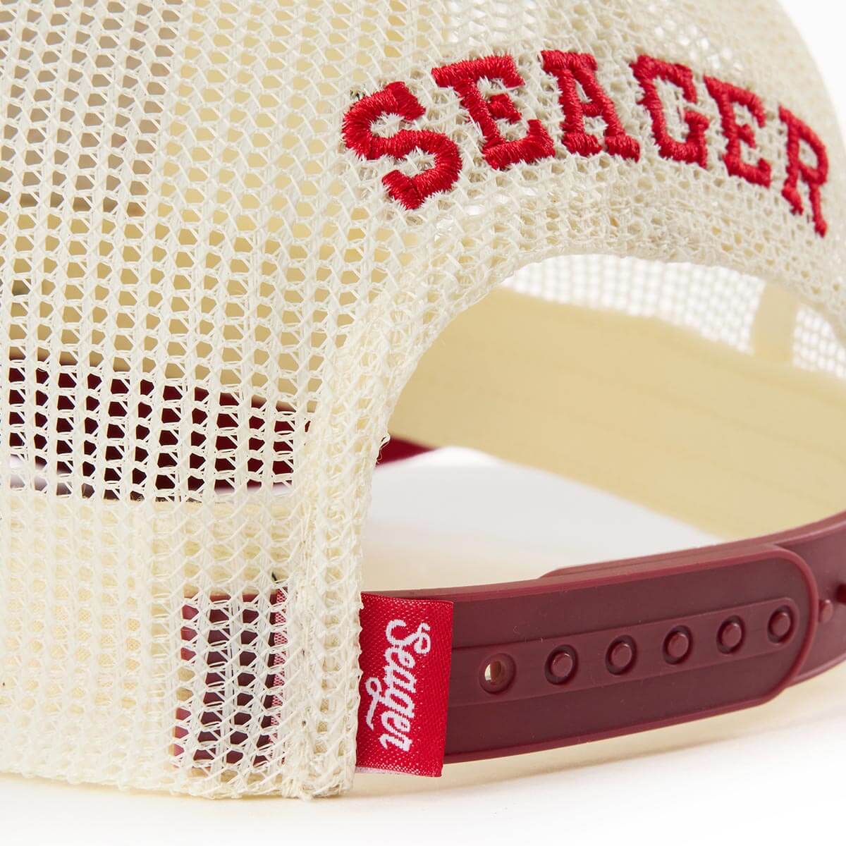 Seager Keep It Country Trucker Cap Cream/Red