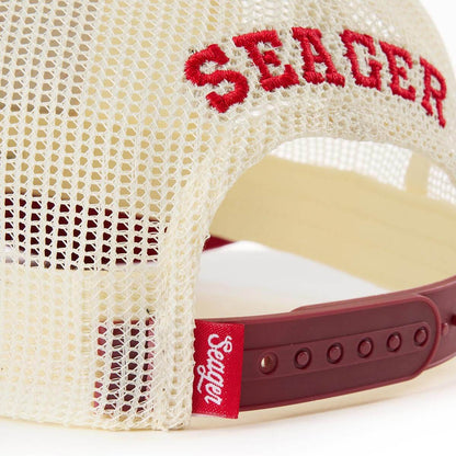 Seager Keep It Country Trucker Cap Cream/Red