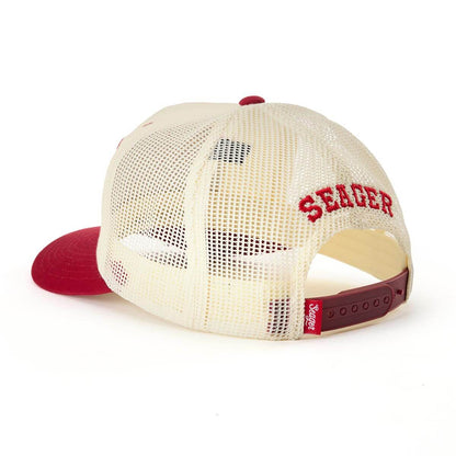 Seager Keep It Country Trucker Cap Cream/Red