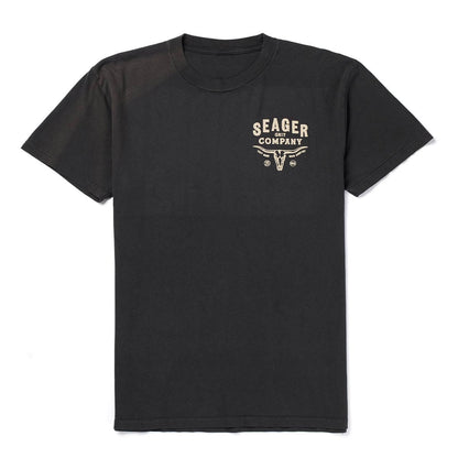 Seager Longhorn Premium Tee Pigment Black