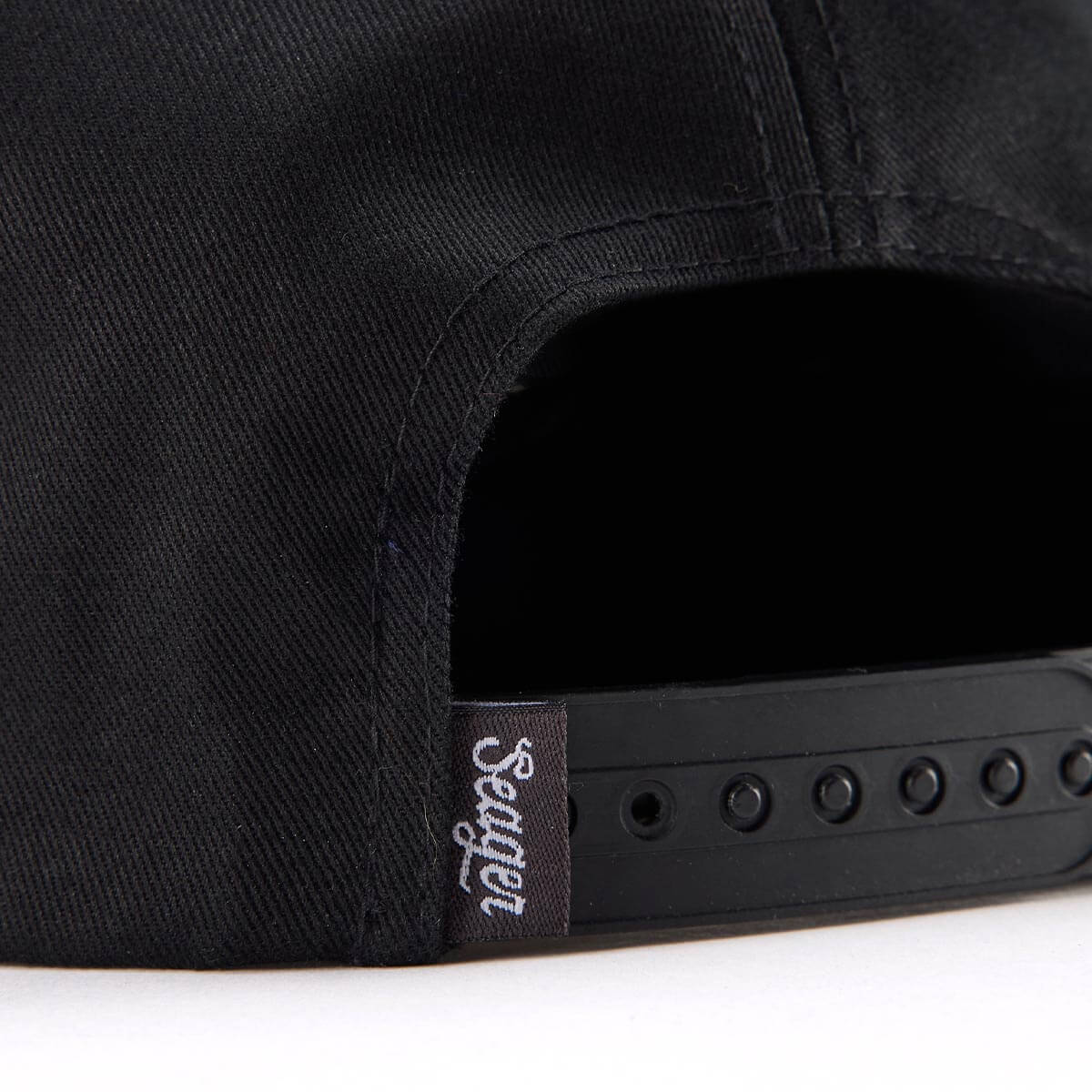 Seager Longhorn Snapback Cap Black
