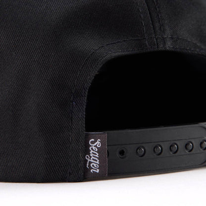 Seager Longhorn Snapback Cap Black