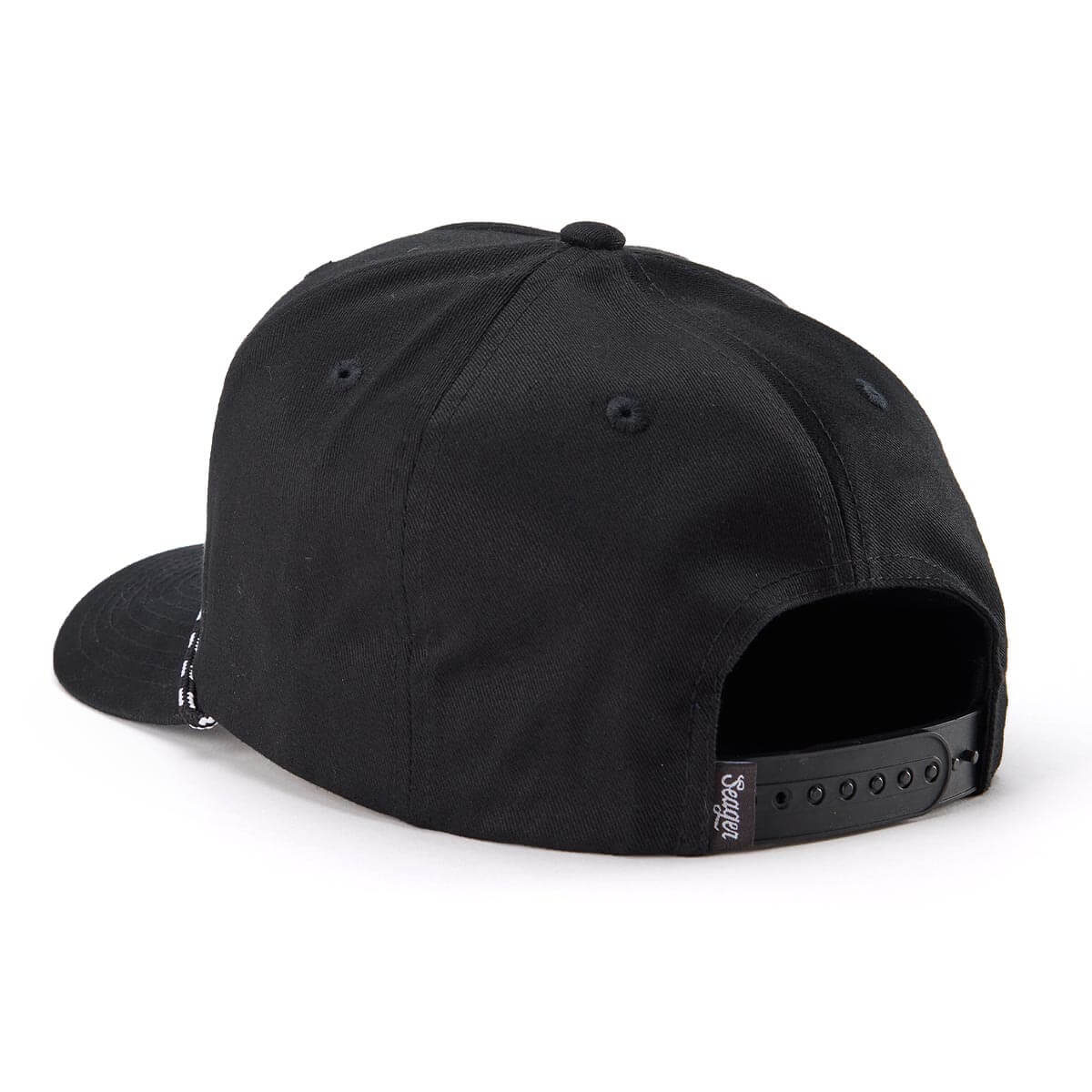 Seager Longhorn Snapback Cap Black