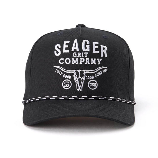 Seager Longhorn Snapback Cap Black alternate view
