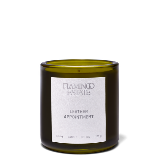 Flamingo Estate Leather Appointment Candle 8oz