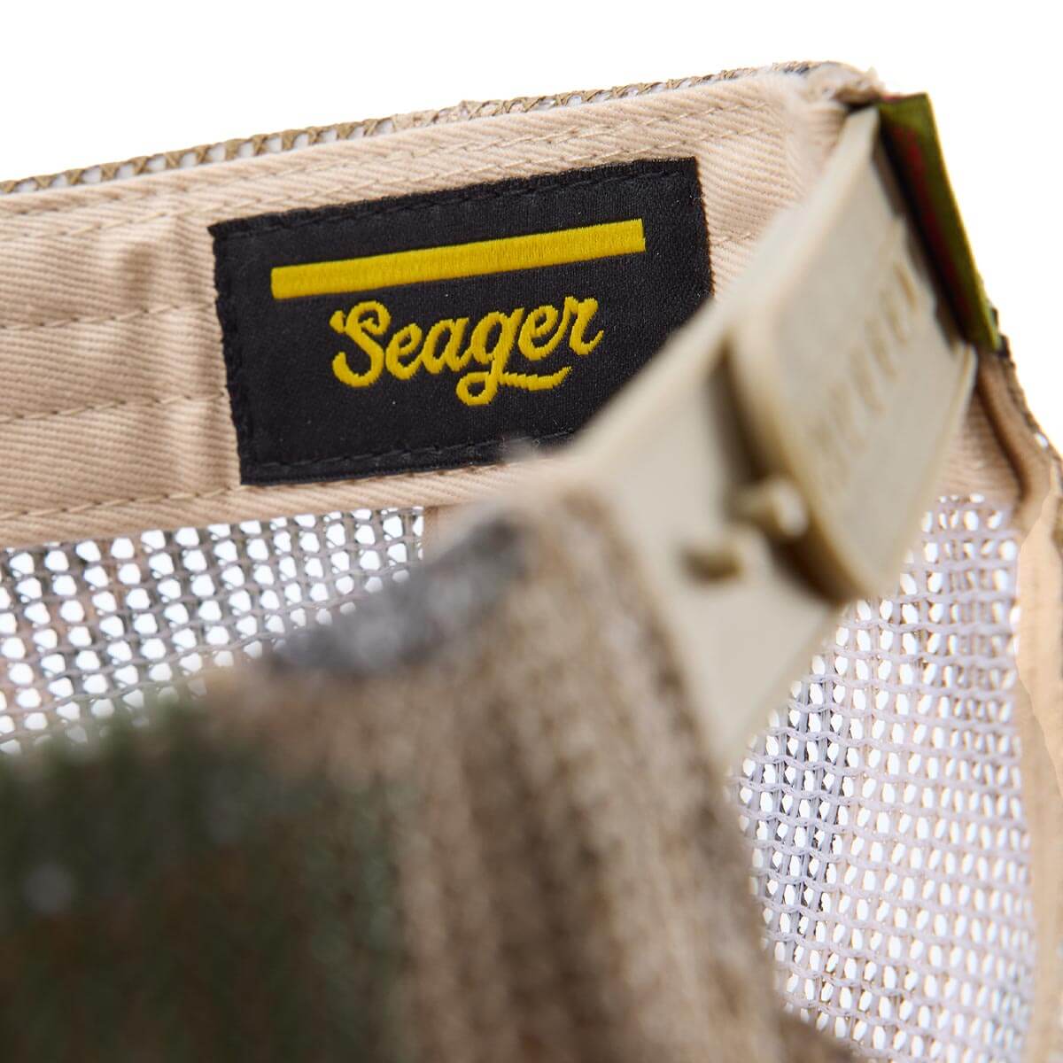 Seager Outfitters Trucker Snapback Cap Duck Camo