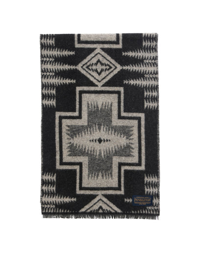 Pendleton Jacquard Scarf in Harding Black/Tan, view 1