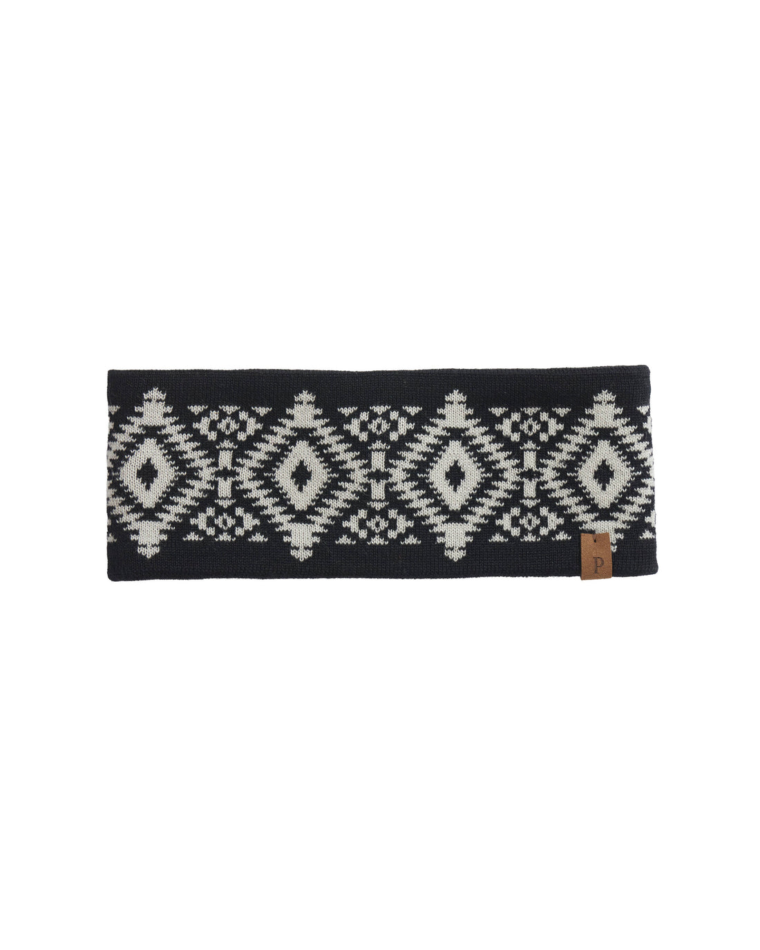 Pendleton Fleece-Lined Headband in Los Ojos Black, view 1