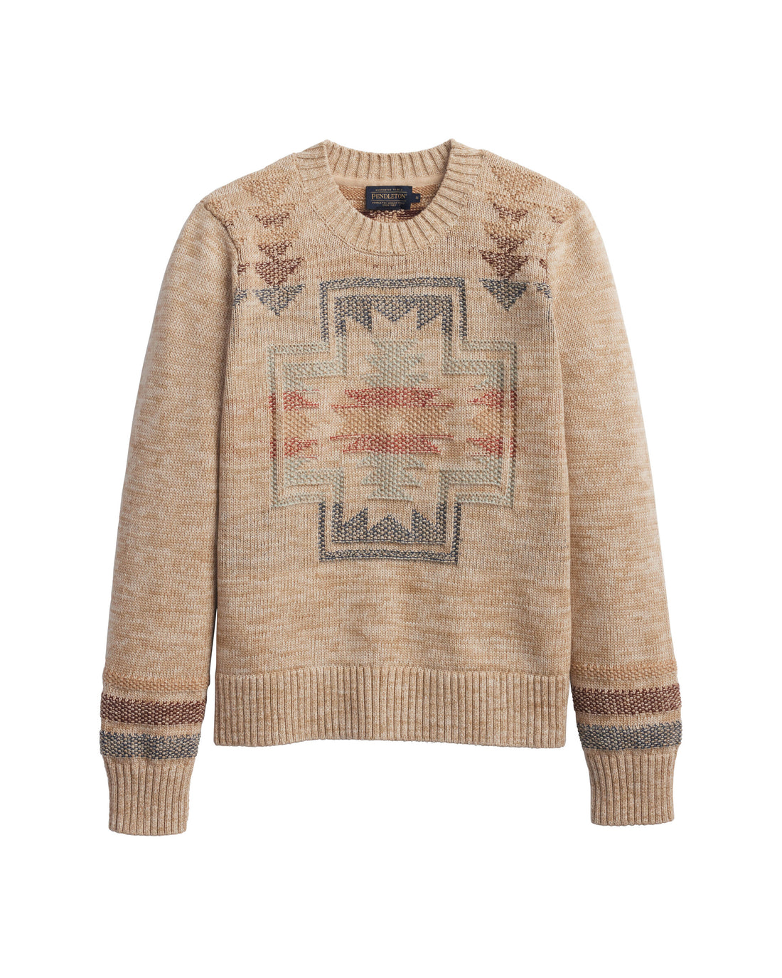 Pendleton Women's Columbia River Sweater - Ecru Mix, view 1