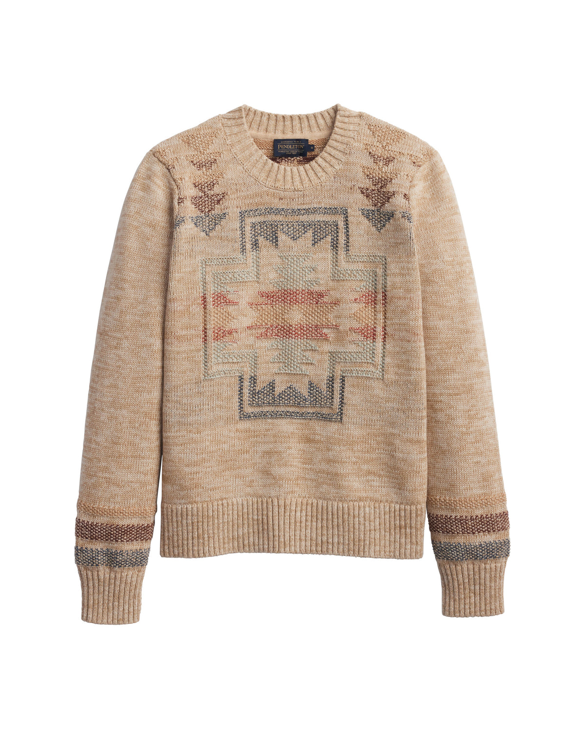 Pendleton Women's Columbia River Sweater - Ecru Mix, view 1