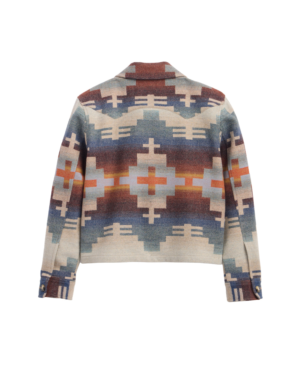 Pendleton Women's Dakota Western Jacket - Shiprock Blue Mix, view 2